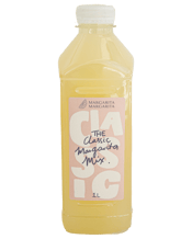  Margarita Margarita The<br>Classic Margarita Mix... 1L Flawless Margs at home, made easy. The perfectly balanced sweet and sour blend with a lemon (not lime!) base, that zings, not stings. Simply add tequila, triple sec and a salty rim!<br> The Classic Margarita Mix is a premium Margarita Mix for those who know and appreciate a good Marg. It's ridiculously refreshing and guaranteed to leave you wanting more.<br> In your shaker, add 30ml of your desired Tequila, 15ml of Triple Sec and 95ml of The Classic Margarita Mix and a scoop of ice. Shake gently