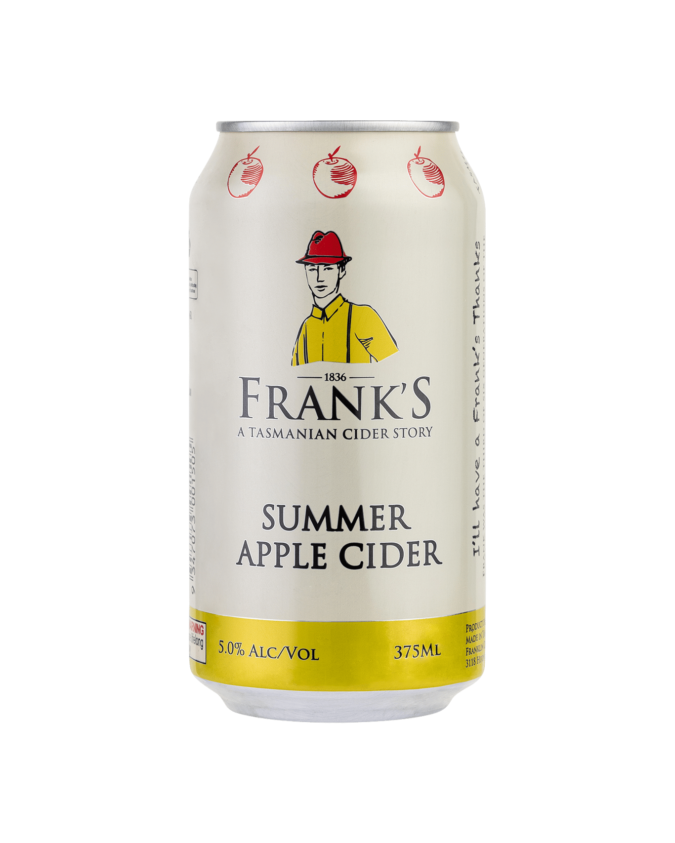Buy Frank's Cider Summer Apple Cider Cans 375ml Online (Lowest Price