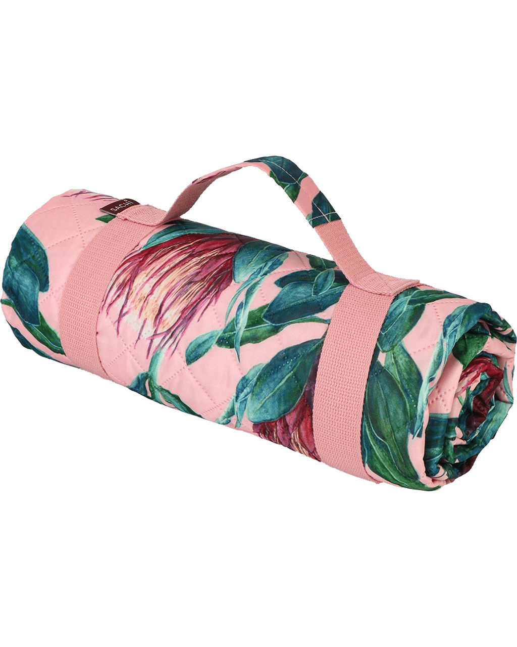 Sachi Reusable Picnic Rug Outdoor Blanket Mat W/ Carry Handle Protea