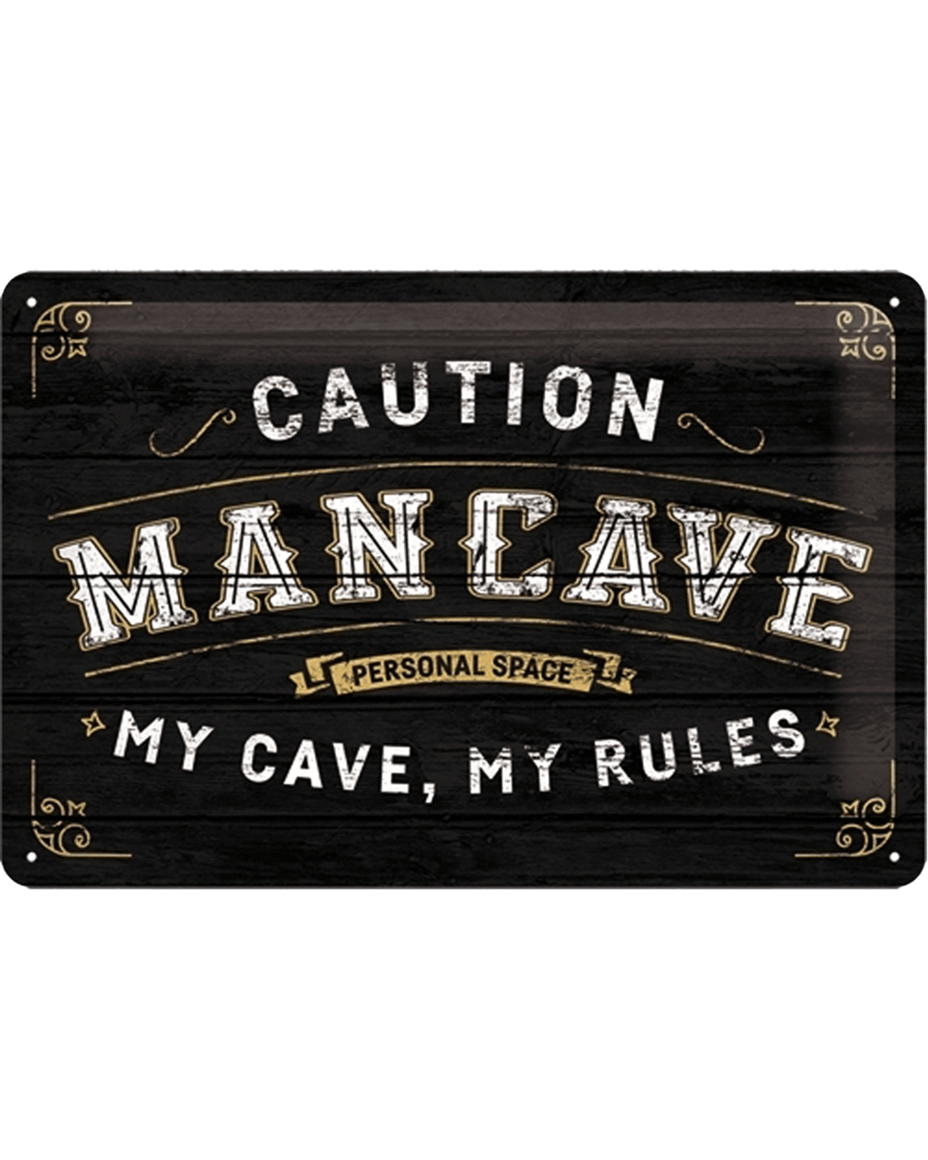 Buy Nostalgic Art Man Cave Medium Metal Sign Home/office Wall Hanging