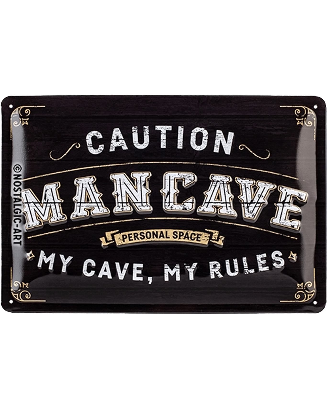 Buy Nostalgic Art Man Cave Medium Metal Sign Home/office Wall Hanging