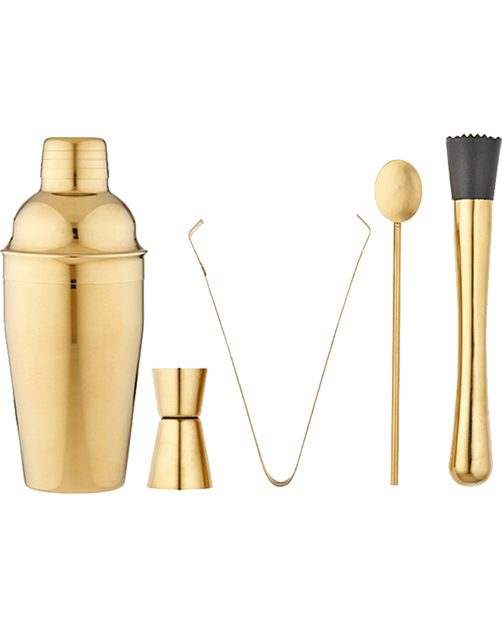 Buy Tempa 5pc Aurora Cocktail/martini Set W/ Jigger/tong/spoon/muddler