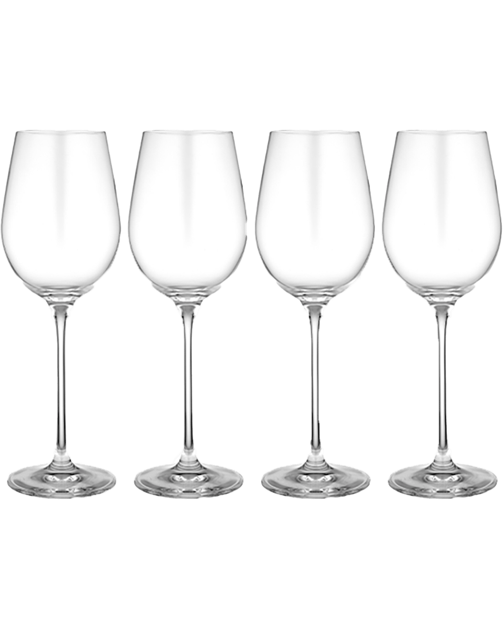 Tempa Quinn Red Wine Crystal Stem Glass Set Drinking Glassware Clear