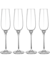  Tempa Quinn Champagne Glass<br>Sparkling Wine Drink...  4pc Tempa Quinn Champagne Glass. Toast to special occasions or enjoy a relaxing catch up with loved ones, with our Quinn collection of timeless essentials. This range features a wide variety of of drinkware, made from high quality lead free crystal - something to cover every beverage requirement. Crafted from high quality, lead free crystal. Set contains 4 x 285mL Champagne Glasses. Gorgeous full length stems allows sparkling wine to stay crisp and cool. Elongated bowl shape is perfect for displ