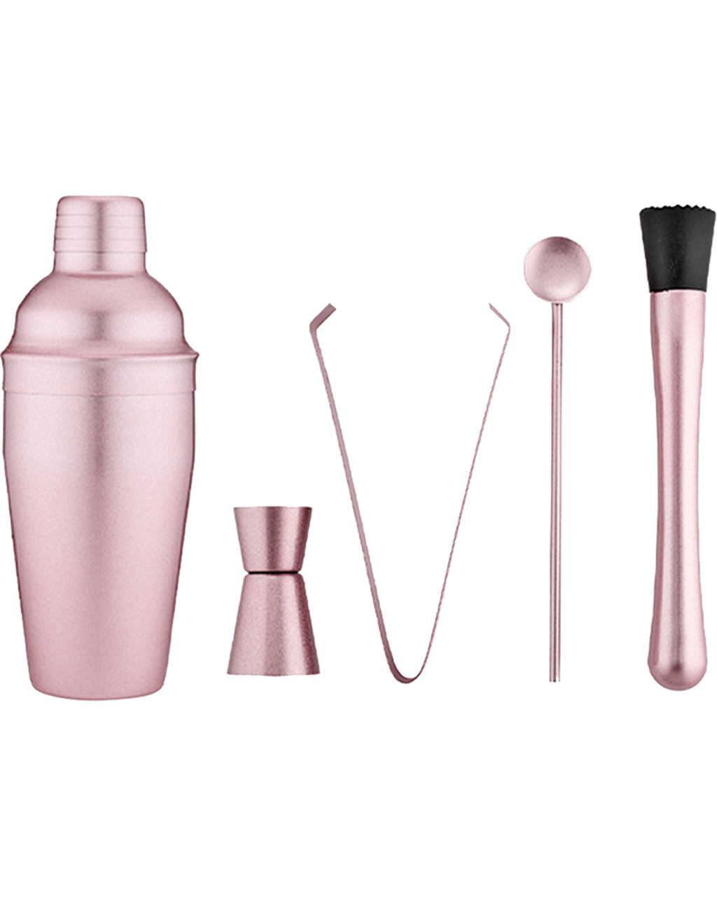 Buy Tempa 5pc Aurora Cocktail Mixer Set W/ Jigger/tong/spoon/muddler