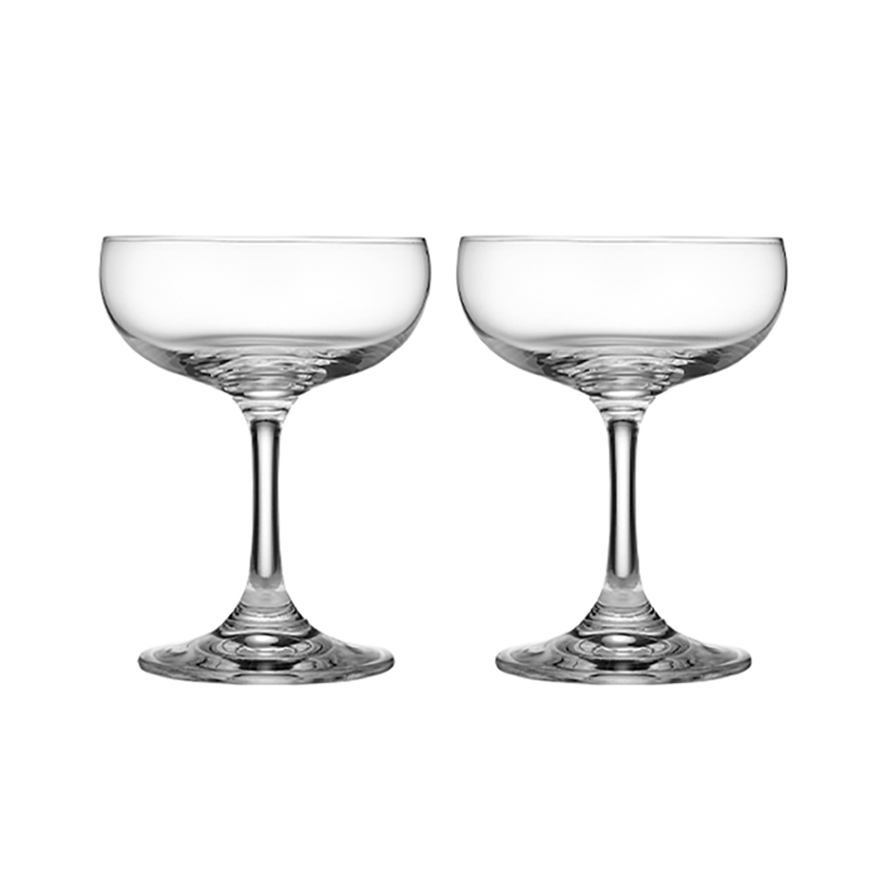 Tempa 2pc Tempa Quinn 220ml Cocktail Coupe Glass Sparkling Wine