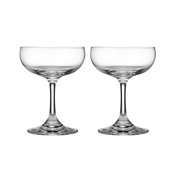  Tempa 2pc Tempa Quinn 220ml<br>Cocktail Coupe Glass...  2pc Tempa Quinn Coupe Glass. Toast to special occasions or enjoy a relaxing catch up with loved ones, with our Quinn collection of timeless essentials. This range features a wide variety of of drinkware, made from high quality lead free crystal - something to cover every beverage requirement. Crafted from high quality, lead free crystal. Set contains 2 x 220ml Coupe Champagne Glasses. Stylish design for serving a variety of beverages from sparkling wine to Esspresso Martinis. Elongated stem allo