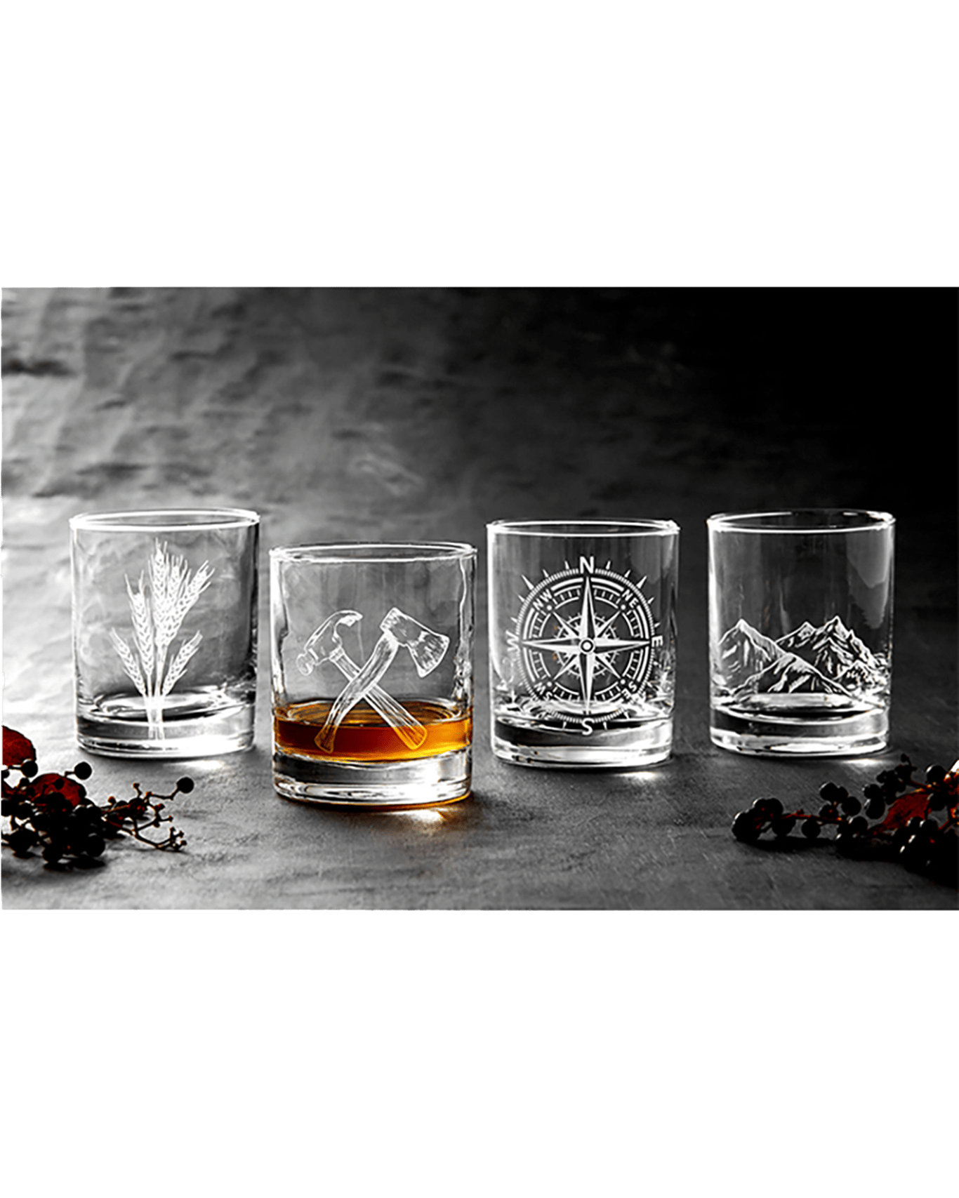 Buy Tempa Atticus Tools Whisky Glass Liquor Drinking Glassware Cup Clear 350ml Online (Lowest