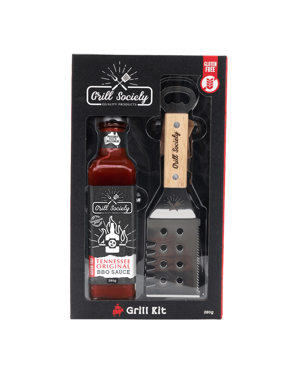 Buy Grill Society Cooking Bbq Grill Spatula & Tennessee Original Sauce