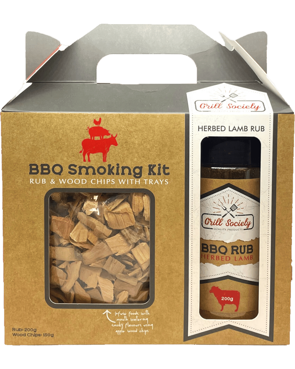 Buy Grill Society Lamb Smoking Herbed Spice Charcoal Bbq Rub/grill Wood