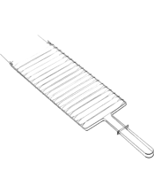  Tramontina Flip-open Bbq<br>Grill Stainless Steel...  Tramontina 56cm Stainless Steel BBQ Grill Home/Kitchen Cooking Tool Tramontina Rectangular Grill Everything is welcome at a Brazilian barbecue: zucchini, eggplant, chicken, fish. The barbecue cook who respects the differences cannot do without a good cooking grate. This is why we offer a complete stainless steel line. Very easy to clean, these products do not rust, do not peel, and last much longer. General Guidelines:Use extra care when handling hot utensils. Use a potholder to protect hands if