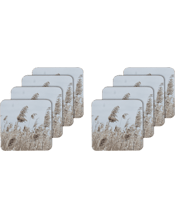  Ladelle Hardboard Cork<br>Backed Wheat...  2x 4pc Ladelle Hardboard Cork Backed Wheat Drink Coasters Set of 4 Hardboard Coasters Hardboard composition with cork backing Keep your tables and surfaces free from nicks and spills A great way of adding the finishing touch to your table setting Wipe clean with a damp cloth Colour: Wheat Materials MDF Cork Dimensions Approx. 10x10cm Includes 2x Hardboard Wheat 4pc Coaster.