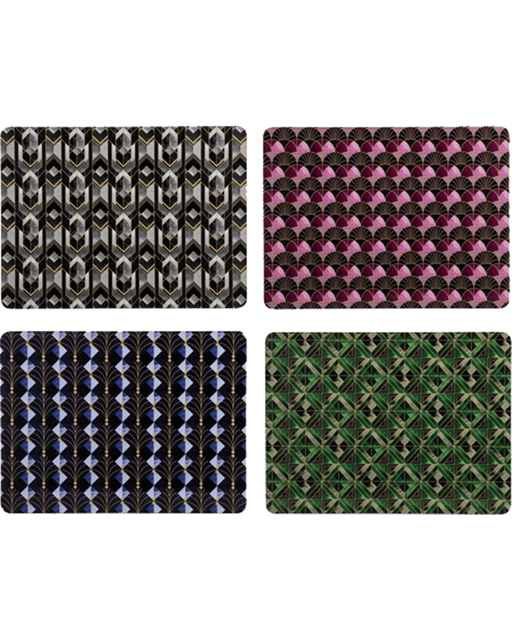Ashdene 4pk Decadence 29cm Hardboard/cork Placemat Table Mat Protector