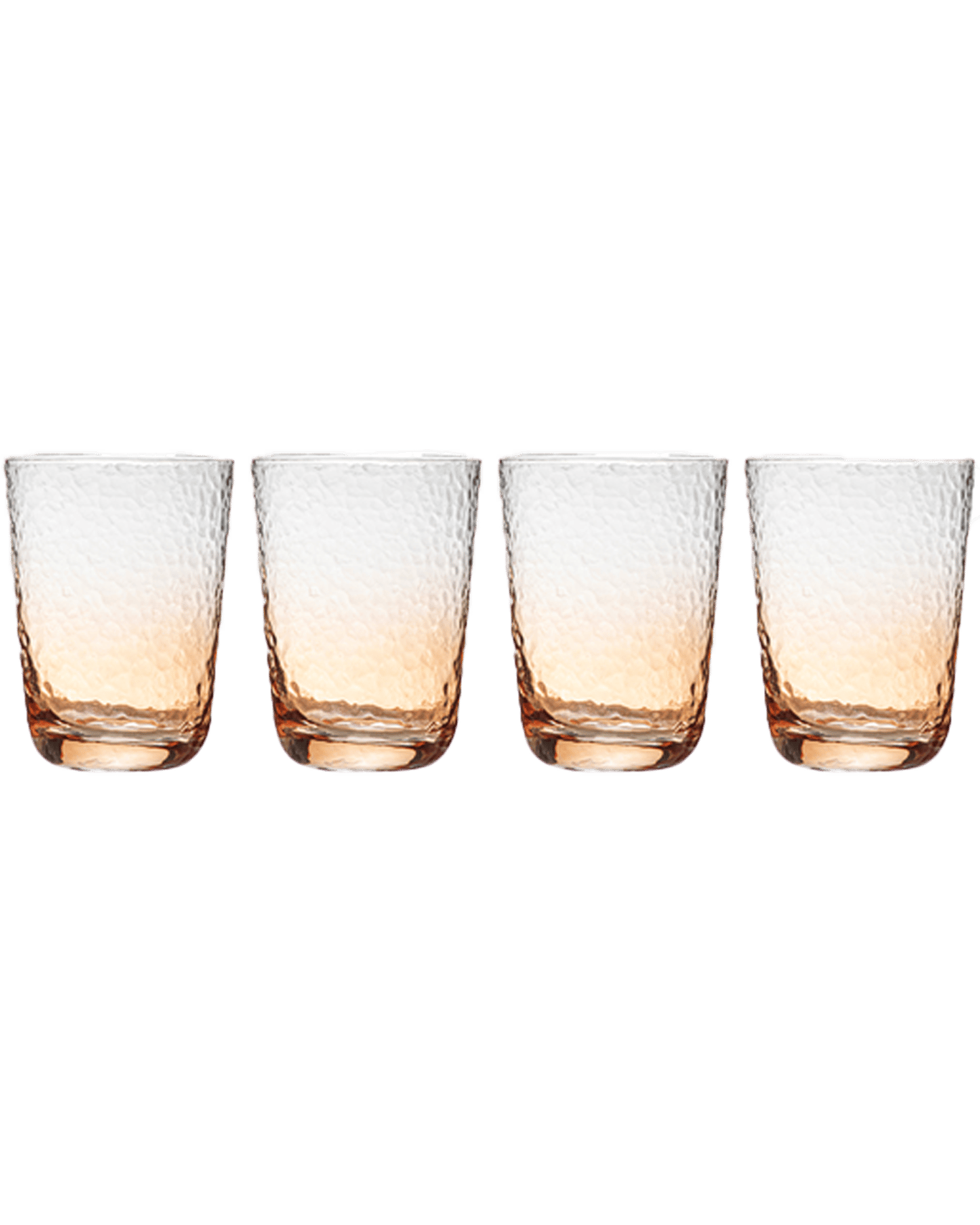 Buy Ladelle Dimpled Sunset Glass Drink/beverage Tumbler Drinkware Set ...
