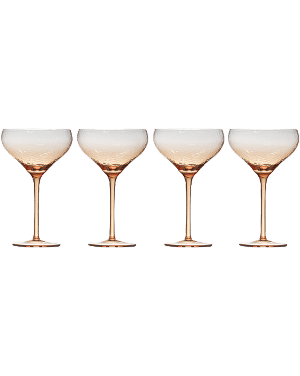Buy Ladelle Dimpled Sunset Coupe Drink/beverage Glass Drinkware Set ...