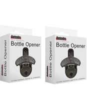  Bartender Wall Mounted Cast<br>Iron Beer/cap/bottle...  Bartender Wall Mounted Bottle Opener is a great essential tool for professionals and at home! It is made of cast iron and it includes the hardware required for installation. It can be mounted in an area that is exposed to all weather conditions as it is made of heavy-duty materials. Construction: Cast Iron Size: Approx 7cm x 6cm<br> Includes: 4x Bartender Wall Mounted Bottle Opener.