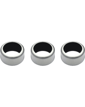  Barcraft Round Stainless<br>Steel 4cm Wine... 750ML 3PK BarCraft Stainless Steel 4cm Wine Drip Collar - Silver You don't have to knock over a whole glass of red wine to ruin a perfectly white tablecloth, as even the smallest drips from a bottle can spoil linen in seconds. Save yourself the disappointment of yet another wine-spotted tablecloth, and use this velvet-lined stainless steel wine collar. Simply slide it down the neck of your wine bottle, it fits most standard 750mL (26Â½ fl oz) varieties and let the velvet interior soak up any rogue dri