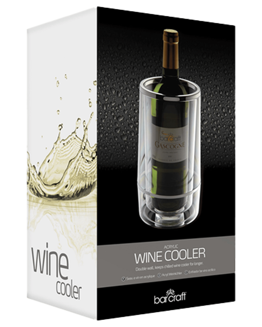 Buy Barcraft Double Wall Acrylic Tabletop Wine Bottle Cooler/chiller