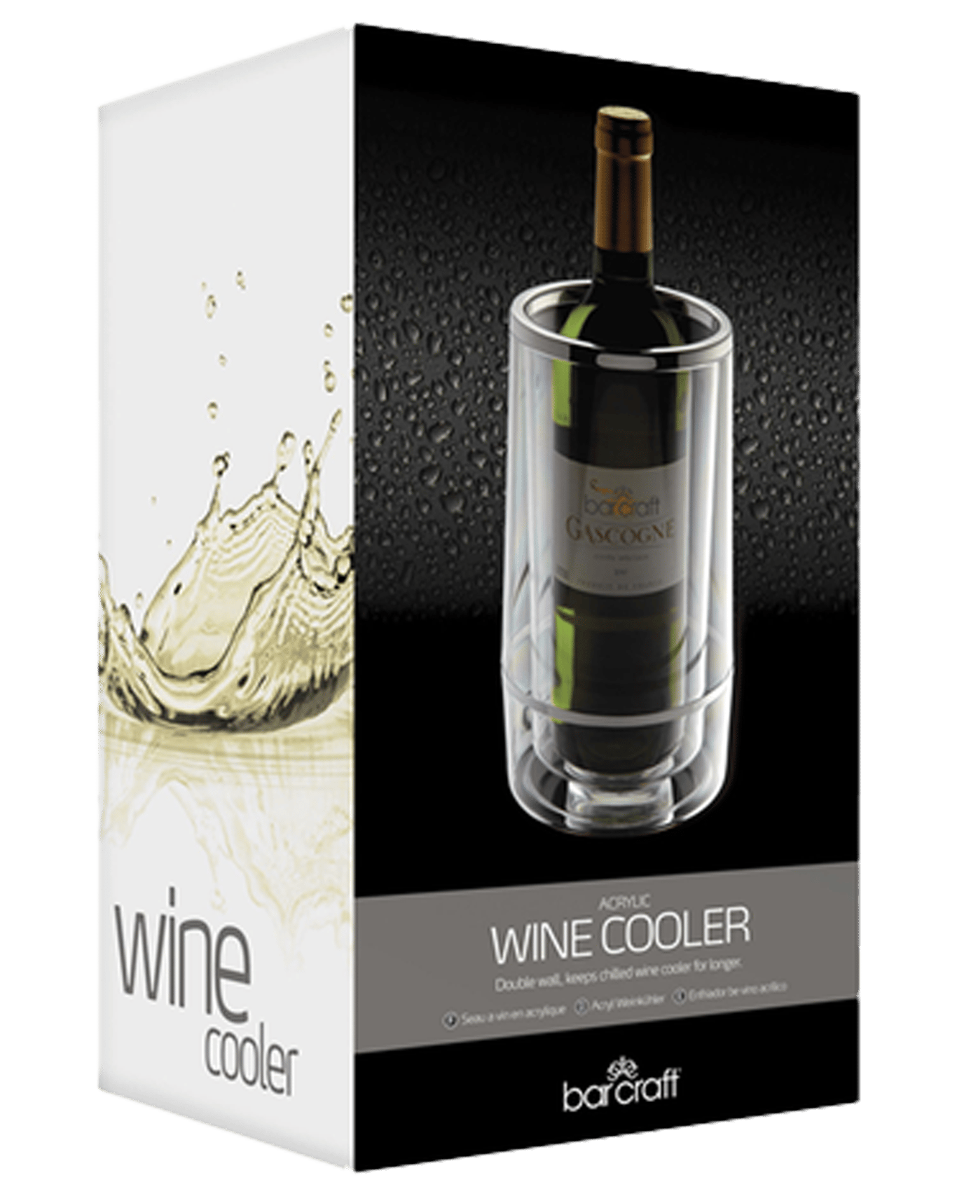 Buy Barcraft Double Wall Acrylic Tabletop Wine Bottle Cooler/chiller