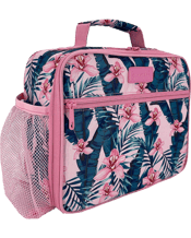  Sachi Style 321 Insulated<br>Lunch Bag Storage W/...  Sachi Style 321 Insulated Lunch Bag - Pink Orchids<br>Style 321" Insulated Crew Lunch Bag with Bottle Holder.<br>This fashionable bag, with a funky and modern design, is leak-proof, can be used to transport warm or cold food and drinks, while being easy to clean.<br>To keep food or drinks cooler for longer, use an ice pack or ice substitute, which will function better than ice cubes, without the mess.<br>Pack the bag as full as possible with items of similar temperature - the colder the items ar