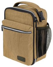  Sachi Explorer Insulated<br>Lunch Storage Bag W/...  Sachi Explorer 28cm Insulated Lunch Storage Bag - Khaki The "Explorer" Insulated Lunch Bag by Sachi is durable, rugged and leak-proof, perfect for transporting warm or cold food or drinks for any kind of adventure, from a picnic, to a hike, a sporting event or for school lunches or work.<br>The insulated bag's design is suitable for a range of activities, featuring strong zips, a convenient pouch and pocket, and a sturdy handle.<br>The bag employs insulation technology for which Sachi is known.