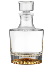  Ladelle Enzo Crystal Gold<br>Whisky Decanter Bottle...  Enzo Crystal Gold 600mL Whisky Decanter Bottle - Clear<br>Exuding luxury, our Enzo collection is designed to bring a touch of opulence to your home. Made from quality Crystal and featuring a gold detailed base, this collection makes a gift anybodyt will love! Perfect for your at home bar, you will never tire of looking at these timeless pieces Crystal decanter. Full gold electroplated base. Hand Wash Only. Food Safe Capacity: 600mLs Material: Crystal Dimensions: 12x12x21.2cm Approx Colour: Gold