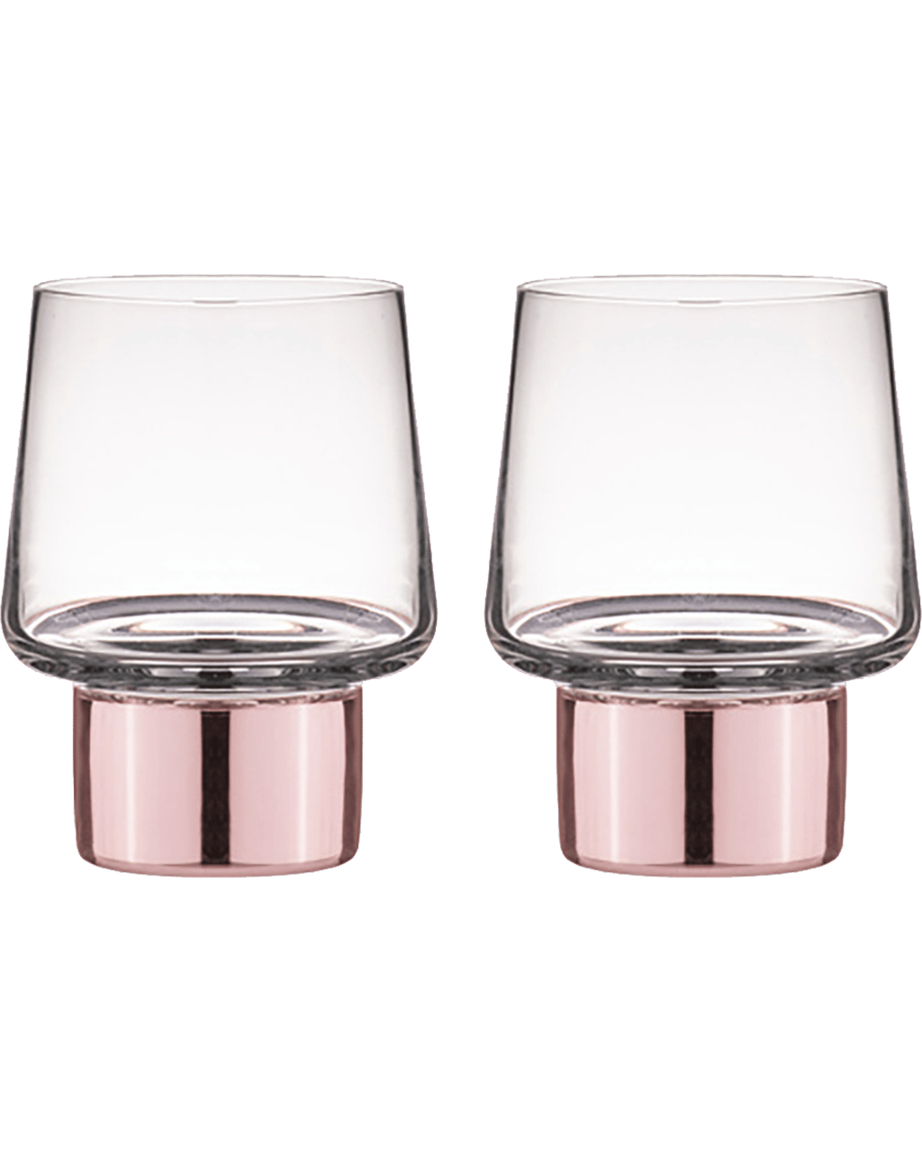 Buy Ladelle Aurora Crystal Clear Footed Glass Tumbler Drink Cup Glasses 