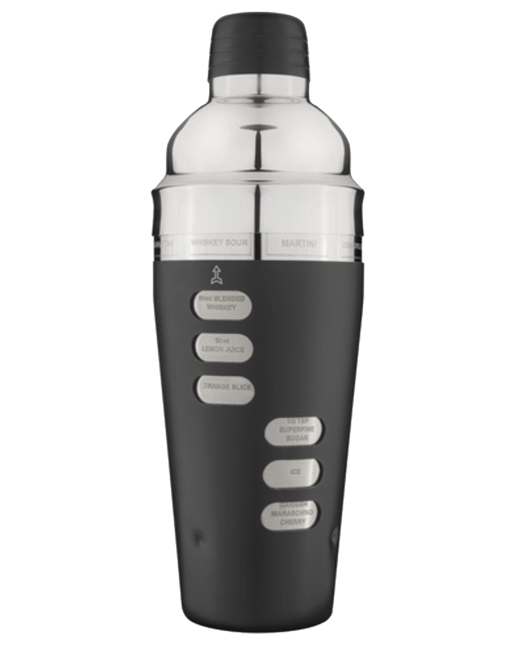 Tempa Aurora Recipe Matte Black Cocktail/alcohol/spirits Shaker/mixing