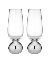  Tempa Astrid Crystal<br>Champagne Glass... 275ML 2pc Tempa Astrid 275ml Crystal Champagne Glass Set - Silver<br>Guests will be impressed by drinks served in our luxurious and distinctive Astrid collection. Featuring breathtaking pieces that are individually hand-blown, each piece is truly unique. The heavy-weight circular footed base is electroplated in gold, silver, blush or matte black. Solid, circular electroplatedglass base which is unique &amp; sleek Sure to impress guests Due to the hand-crafted nature of this item, it can feature natura