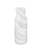  Tempa Skylar Frost Glass<br>Carafe Jug Wine... 830ML Tempa Skylar 830mL 24cm Frost Wine Carafe Decanter Our new Skylar glassware collection is subtle and sophisticated, sure to make a statement with its stunning matte marble detailing. Each piece is meticulously hand-crafted and a unique work of art. Features: Unique matte marble swirl Modern colours High quality mouth-blown glass Perfect for entertaining Dimensions Approx: 25.2 x 9.4 x 9.2 cm Includes: 1 x Tempa Skylar 830mL 24cm Frost Wine Carafe Decanter.