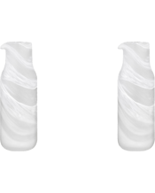  Tempa Skylar Frost Glass<br>Carafe Jug Wine... 830ML Tempa Skylar 830mL 24cm Frost Wine Carafe Decanter Our new Skylar glassware collection is subtle and sophisticated, sure to make a statement with its stunning matte marble detailing. Each piece is meticulously hand-crafted and a unique work of art. Features: Unique matte marble swirl Modern colours High quality mouth-blown glass Perfect for entertaining Dimensions Approx: 25.2 x 9.4 x 9.2 cm Includes: 2 x Tempa Skylar 830mL 24cm Frost Wine Carafe Decanter.