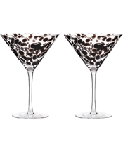  Tempa 2pk Selena 320ml/18cm<br>Stemmed Martini... 320ML 2PK Tempa Selena 320ml/18cm Stemmed Martini Glass Drinkware<br>Each piece is carefully mouth-blown. Unique spot pattern. Modern &amp; sophisticated design. Designed to captivate guests when entertaining. Beautifully packaged, ideal for gifting Capacity mls : 320 Material : Glass Product Dimensions Approx : 12.5x12.5x18cm Colour : Assorted Includes: 1 x 2pc Martini Glass.