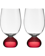 Tempa 2pc Zephyr Spherical<br>Wine Drinking Glasses... 2pc Tempa Zephyr Spherical Wine Drinking Glasses Set 16cm Ruby Red<br>Introducing Zephyr, a collection of drinking glasses that blend elegance with modern design. Each glass is beautifully crafted with a spherical base in four colours. The organic shapes of Zephyr feel as good to hold as they are to use. The gentle elegance of Zephyr offers artistry and functionality.Specifications:Modern design featuring a distinctive rounded coloured base and clean, minimal silhouette Includes four core shapes