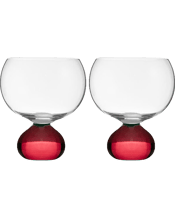  Tempa 2pc Zephyr Spherical<br>Gin Drinking Glasses...  2pc Tempa Zephyr Spherical Gin Drinking Glasses Set 12.5cm Ruby Red<br>Introducing Zephyr, a collection of drinking glasses that blend elegance with modern design. Each glass is beautifully crafted with a spherical base in four colours. The organic shapes of Zephyr feel as good to hold as they are to use. The gentle elegance of Zephyr offers artistry and functionality<br><br />Specifications: Modern design featuring a distinctive rounded coloured base and clean, minimal silhouette Includes four