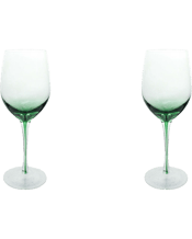 Lvd Stemmed Juniper Red Wine<br>Glass Goblet Glassware... 2x LVD Stemmed Juniper 22.5cm Red Wine Glass Drink Cup - Green<br>Elevate your table setting with the Wine Glass Juniper, a sophisticated addition to any dining experience. This elegantly designed wine glass, with dimensions of 6.5x6.5x22.5cm, is crafted from the highest quality glass material, ensuring both durability and timeless style. Retailers will find that the chic, colourless design of this glass appeals to a wide array of customers seeking to add a touch of class to their wine enjoyment