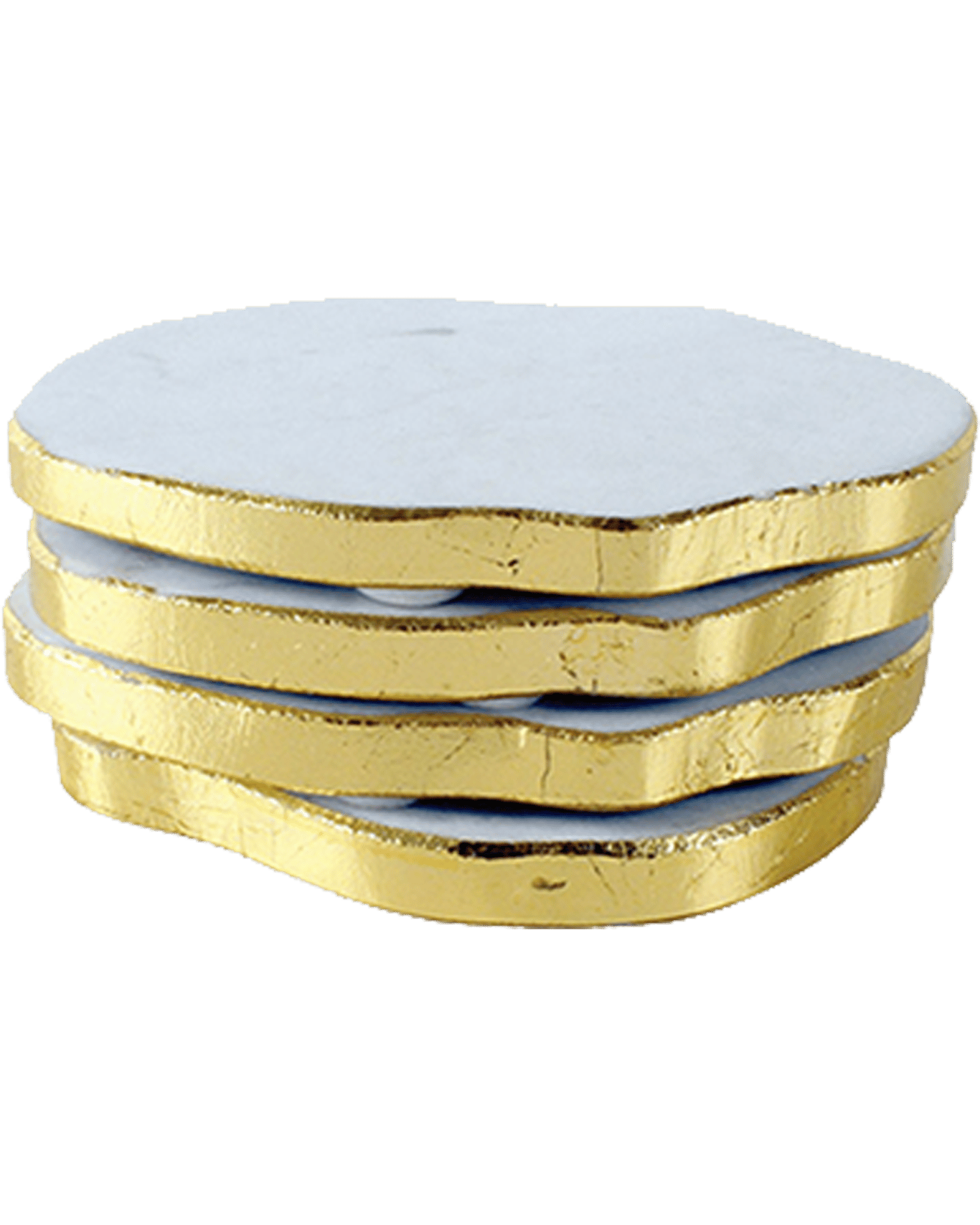 Buy Maine & Crawford Wendell Marble Coaster W/ Gold Foil Table