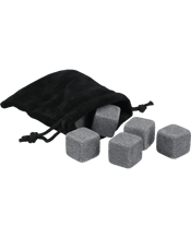  Barcraft 9pc Whisky<br>Stones-ice Cubes With...  "9pc Barcraft Whisky Stones-Ice Cubes w- Pouch Set - Grey.<br> For the ultimate whisky experience, simply freeze the 100% pure soapstone cubes, fill your tumbler with a tasty tipple, and drop the chilled cubes inside your drink. The cubes chill the whisky without diluting the flavour, and unlike ice cubes, can be used and reused again and again.<br> Colour: Grey.<br> Includes: 1 x 9pc Whisky Cubes w- Pouch".