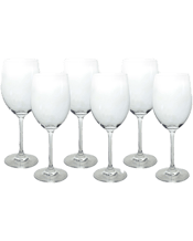  Lvd Classic Stemmed Red Wine<br>Glass Party Drink... 540ML 6pc Classic 23cm/540mL Stemmed Red Wine Glass Set - Clear<br>Elevate the wine-drinking experience with the Wine Glass S/6 Classic Red set, exquisitely crafted to enrich any special occasion or dinner setting. These elegant glasses boast a generous 540ml capacity, perfect for savoring your favorite reds, and are meticulously designed with dimensions of 8.5x8.5x23cm to balance comfortably in hand. Made from premium clear glass, this set not only promises durability but also serves as a sophisticat