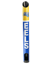 Nrl Retro Parramatta Eels<br>Stubby Holder Dispenser...  NRL Retro Parramatta Eels Stubby Holder Dispenser Storage<br>The storage solution for loose stubby holders. The Stubby Club is here when you are stuck on a gift for any NRL supporter! The Stubby Holder dispenser is perfect to keep your hands warm and drinks icy cold with stubby holders. Each dispenser is 92x9cm and stores 8 stubby holders. Can be mounted anywhere around your house. Made from quality vinyl, this officially licensed NRL product makes any fan the ultimate supporter and puts others