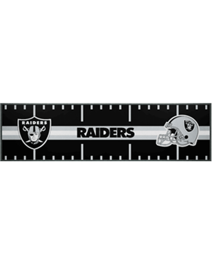 NFL Las Vegas Raiders Merchandise Bar/Kitchen Runner Counter Top Mat 89x24cm