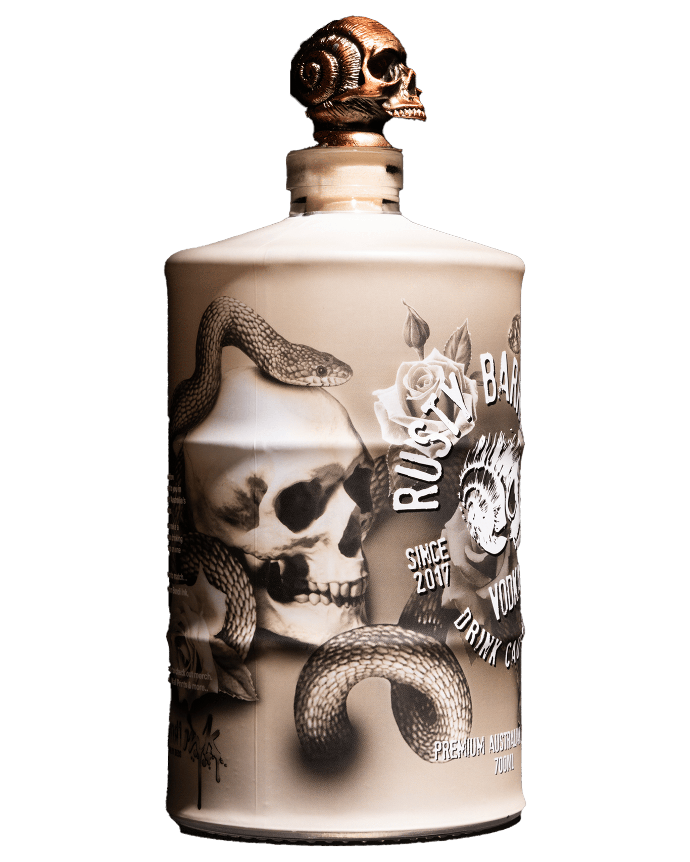 Buy Rusty Barrel Spirits Vodka Bondi Ink 700ml Online (Unbeatable