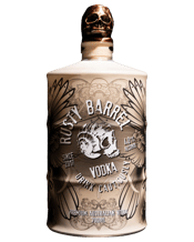 Rusty Barrel Spirits Vodka<br>Thatguy 700ml 700ML Distilled in the heart of Sydney, Rusty Barrel's premium vodka is made from a base of Australian wheat and pure Australian water. This super smooth vodka has been processed using a unique carbon filtration system that results in a delightfully silky mouth feel with subtle, sweet grain character highlights.<br>Rusty Barrel Vodka is not your everyday vodka. The combination of extraordinary artwork on the barrel shaped bottle and metallic skull bottle stopper, enhance the visual experience and take