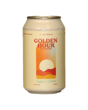  Golden Hour Seltzer Agave<br>Lime Cans 355ml  355ML Golden Hour Agave Lime seltzer is a tequila flavoured seltzer with an ABV of 5%. The 355ml regualr cans come in 4-packs and 16-pack cases.&nbsp;