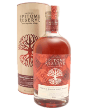  Epitome Reserve Peated<br>Single Malt Whisky... 750ML Introducing Epitome Reserve's Second Edition - A Distinctive Peated Single Malt Whisky Crafted for Connoisseurs<br>An exceptional Peated Whisky that epitomizes exclusivity. Limited to just 3,600 numbered bottles, each personally signed by Master Blender Mahesh Patil, this edition marks a significant milestone in the journey of artisanal craft spirits.<br>Exclusively sourced Indian six-row barley, traversing over 2000 kilometers from the Himalayan foothills to Goa, forms the heart of Epitome Rese