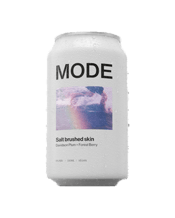 Mode Hard Seltzer Salt<br>Brushed Skin... 330ML The first dip of the day. Cleansing body and mind from the city slog. Back to shore, salt-crusted towels, toes in the sand, wet hair sprawled across your back. The cool embrace of nature, warming again in the sun.<br />Mode seltzers are expertly crafted from native Australian ingredients in small batch production.<br />Low-calorie, low-sugar, vegan and gluten free, each sip feels as good as it tastes.