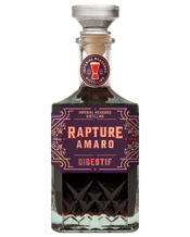  Imperial Measures Distilling<br>Rapture Amaro... 700ML Rapture is our digestif style amaro. Bringing a satisfying richness with notes of toffee, caramel, coffe and cacao supported with red fruits and nutty roasted wattleseed.
