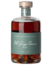  The Canberra Distillery Old<br>George Reserve Rum... 500ML This rum was aged on the banks of Lake George. The region can be inspiring, mysterious, and even romantic.<br />The extreme weather variations contribute to the character of this rum - ranging from sunburnt summer days to endless thick fog and the occasional dusting of snow. These changes in temperature and air pressure assist the spirit to impart the barrel flavours and accelerate its maturation. This rum is made from a combination if light and dark brown sugar and rainwater collected from the