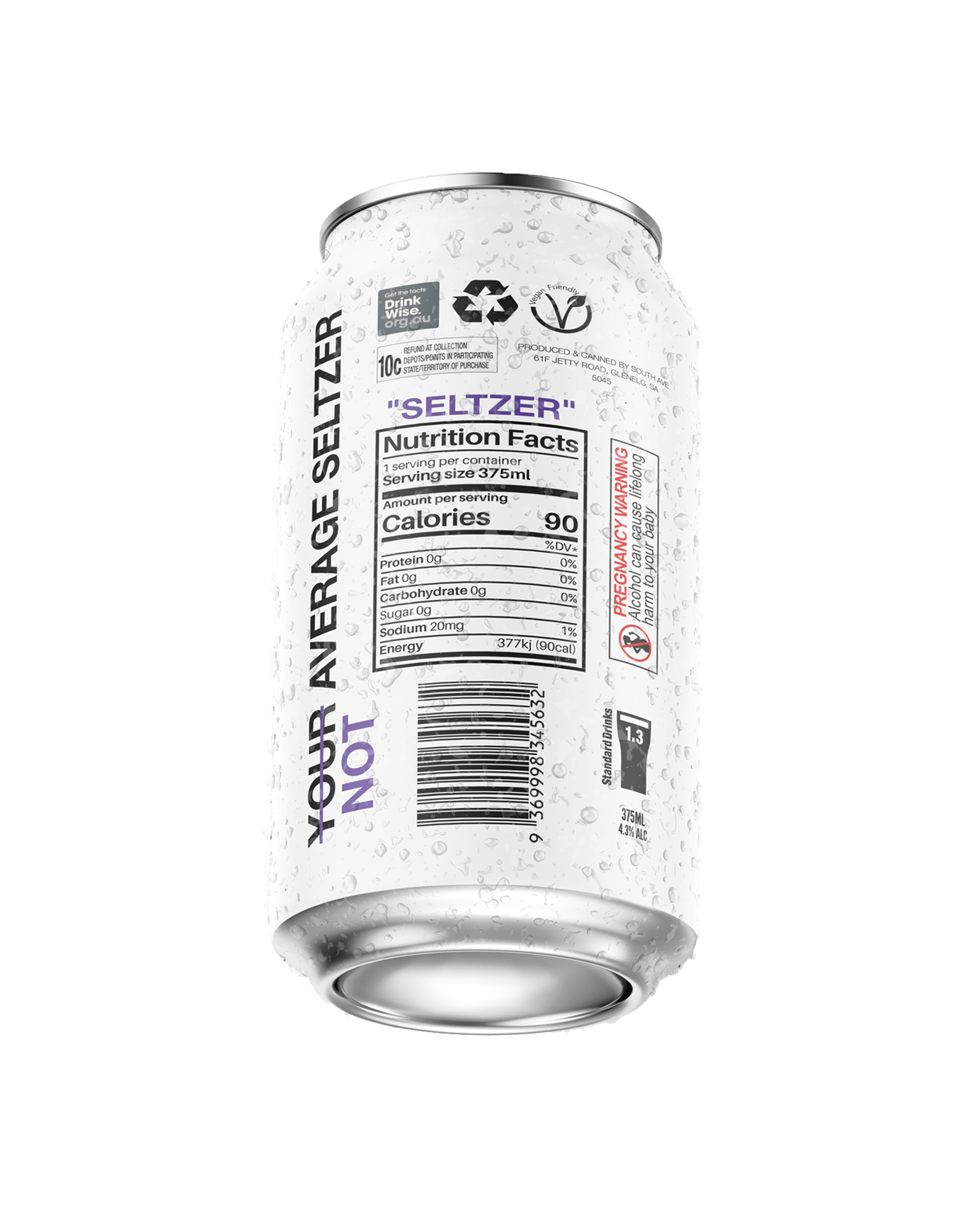 Buy South Ave Seltzer Grape 375ml Online (Low Prices) from Dan Murphy