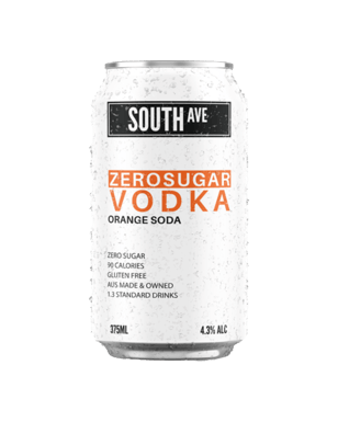 Zero Sugar "VODKA" Orange Soda 375mL