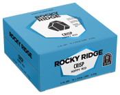  Rocky Ridge Brewing Co Crisp<br>Mid 375ml  375ML Our Crips Mid delivers the best of all worlds: easy drinking refreshment, lower ABV and a boatload of all-Aussie hops that give off tropical fruit aromas.<br>A light-bodied beer with low bitterness, it’s super crisp, highly sessionable and seriously more-ish!<br>Vegan Friendly<br>Gluten Reduced<br>All Rocky Ridge beers are brewed locally at our carbon-neutral facility and are preservative-free and unpasteurised. It’s all part of our commitment to making beer the right way
